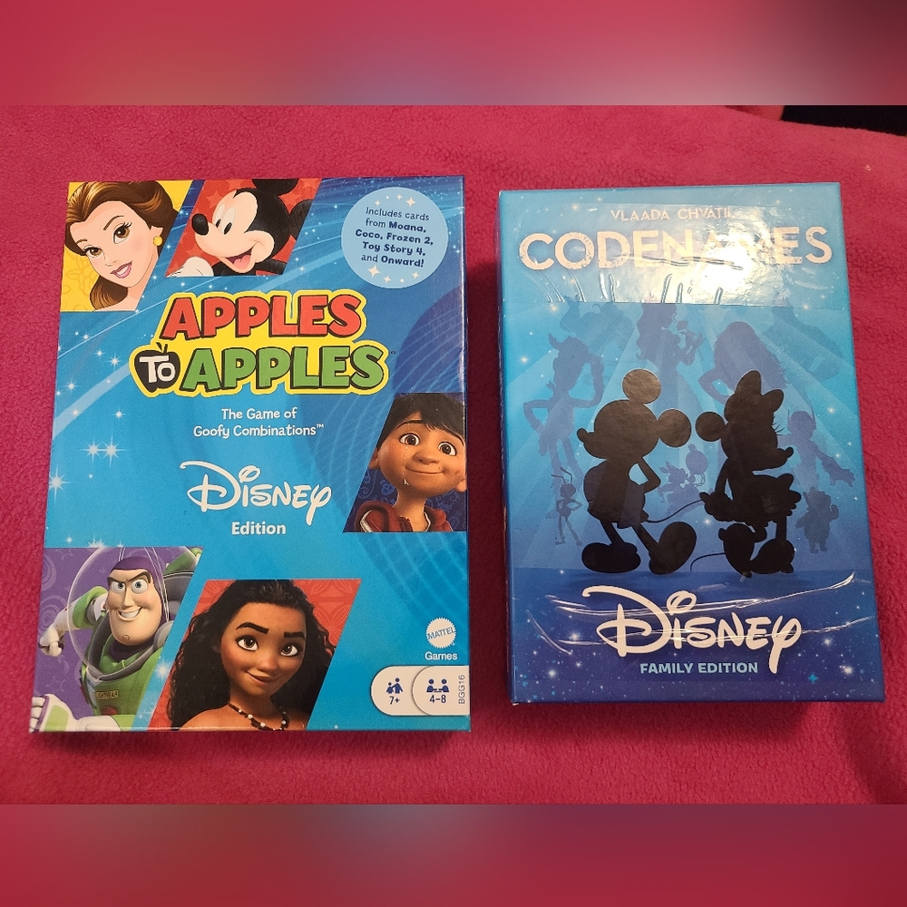 Disney Codenames & Disney Apples to Apples - Both Excellent condition